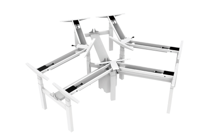 Sähköisesti korkeussäädettävä pöytä DS9 / 120° moniasema