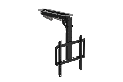 Sähköinen TV-teline kääntyvällä varrella